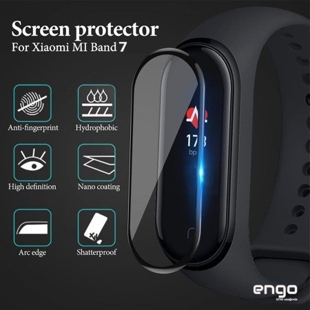 Xiaomi Mi Band 7 Ekran Koruyucu Soft HD 3D Kavisli Kenar TPU Koruyucu Film